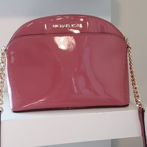 Michael Kors Leather Dome Crossbody Bag